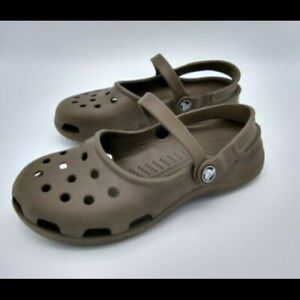 Olive Green Maryjane Crocs